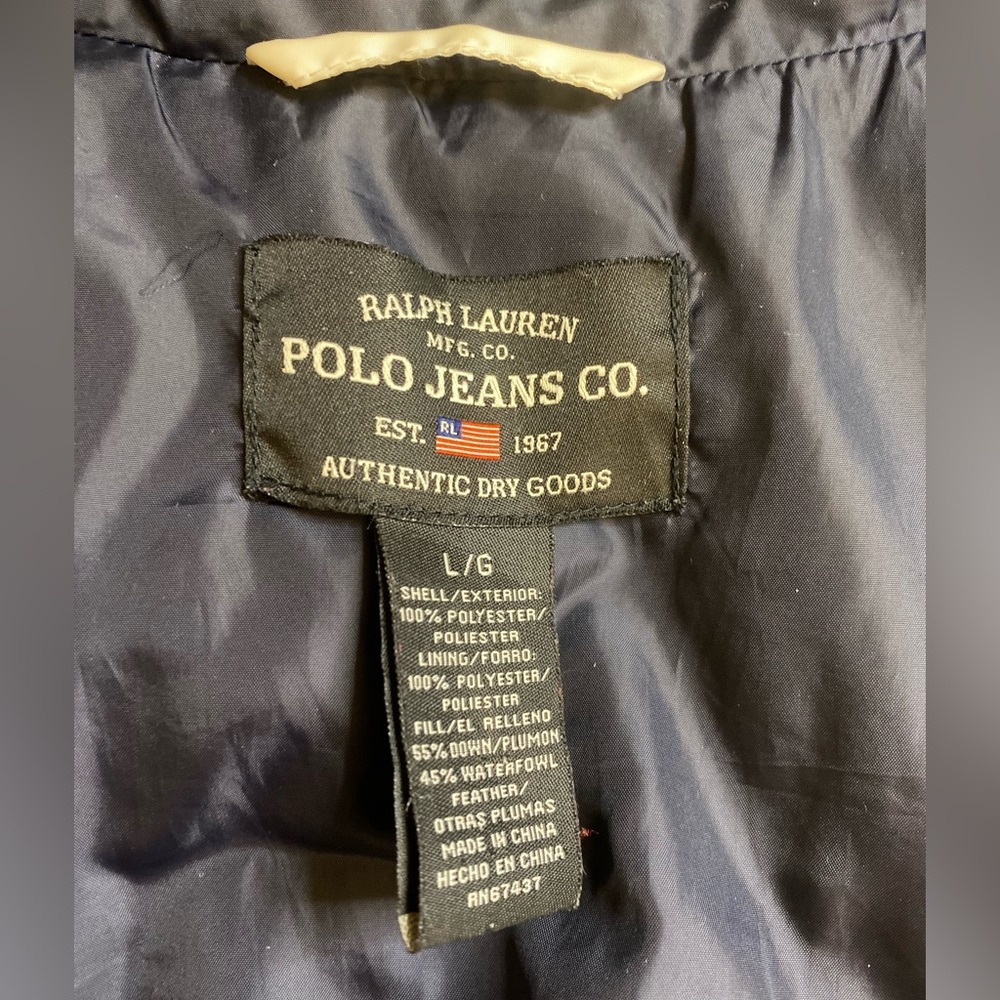 POLO JEANS BY Ralph Lauren Puffer Vest - Picture 2 of 10